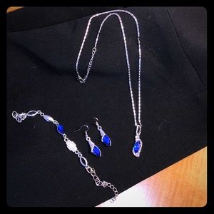 ⭐️3/$20 Inexpensive sapphire look costume jewelry